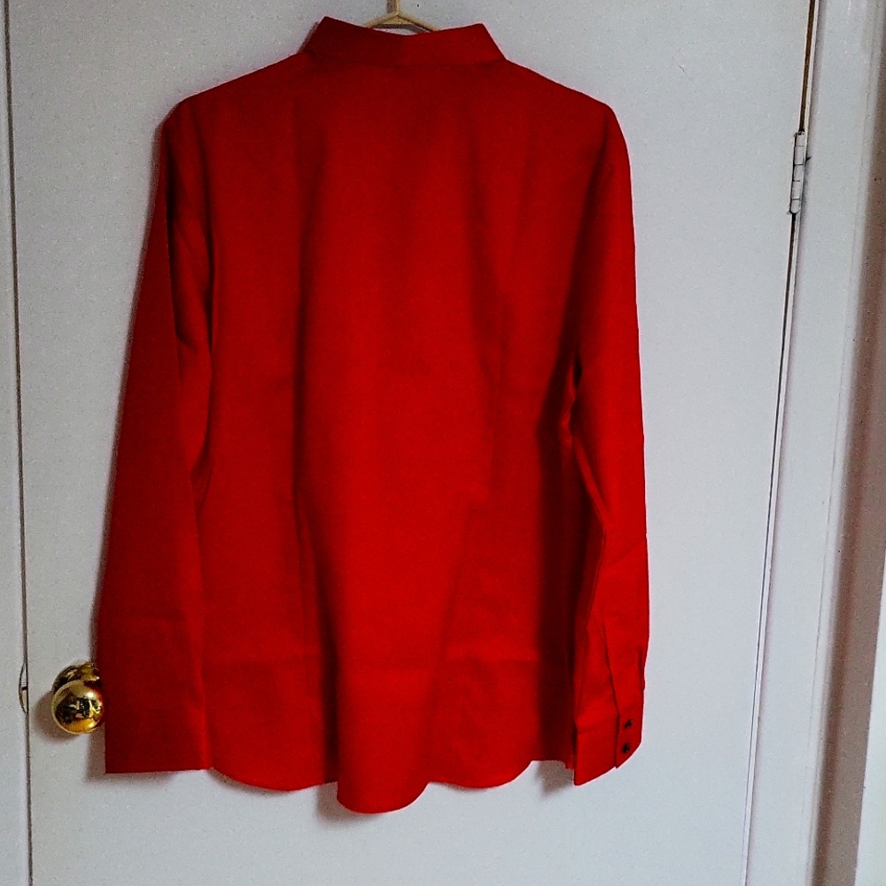 Hilti ladies long sleeve polo shirt red US,XL size, Brand new D78467. - Picture 4 of 7